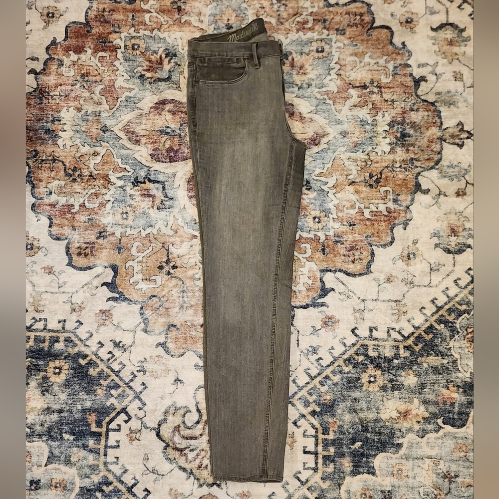 Madewell Skinny Skinny Ankle Jeans Thundercloud Gray Size 29